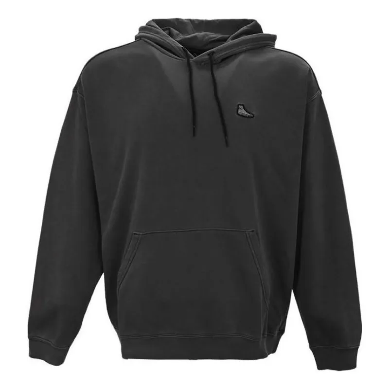 Converse Go To Embroidered Sneaker Patch Hoodie 'Black' 10025456-A03 sold by KicksCrew