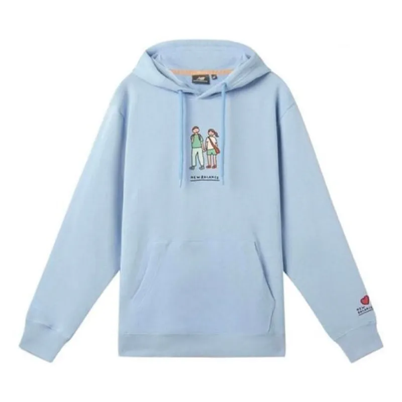 New Balance x ZPZ Graphic Print Hoodie 'Sky Blue' NCA4701-3BL sold by KicksCrew