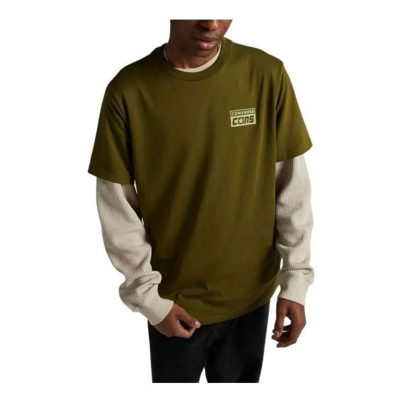 Converse Cons Graphic T-Shirt 'Cargo Khaki' 10021134-A17 sold by KicksCrew