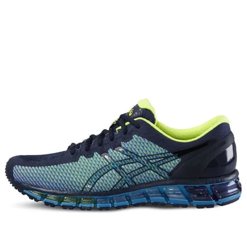 Asics GEL-Quantum 360 2 'Dark Navy Safety Yellow' T6G1N-5801 sold by KicksCrew