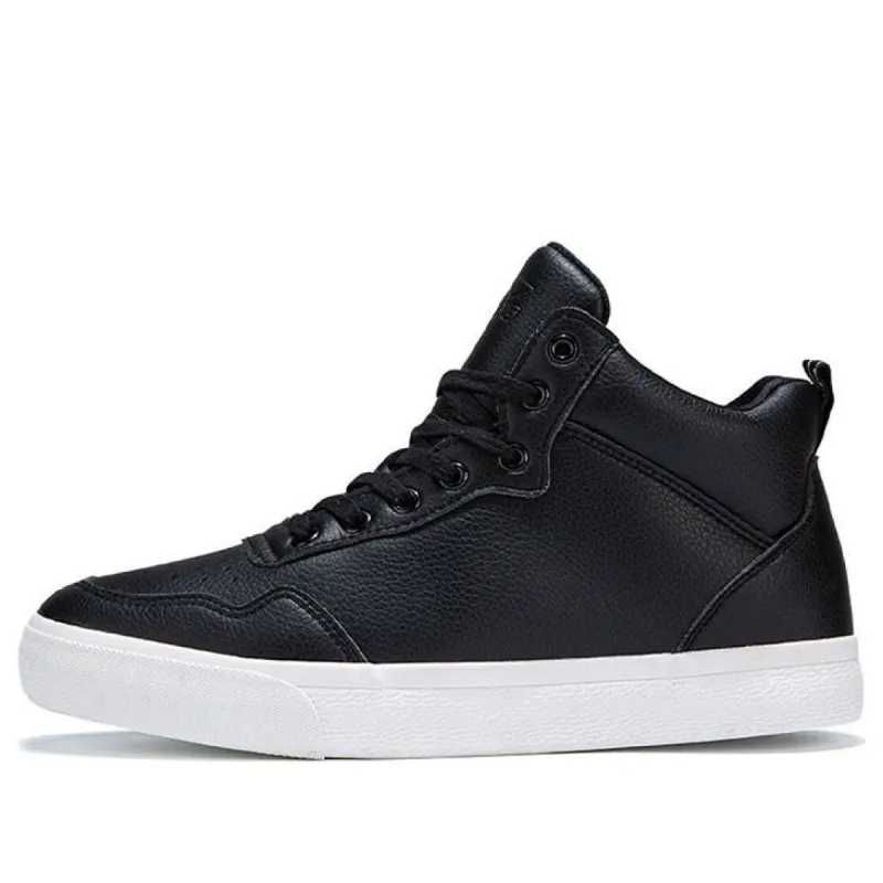Li-Ning Classic Skateboarding Shoes Mid 'Black White' AGCP263-1 sold by KicksCrew