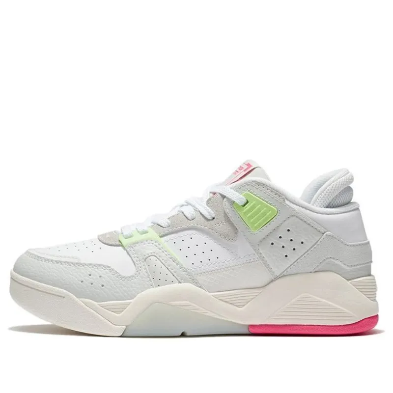 (WMNS) Li-Ning Casual Basketball Shoes 'Grey Green Pink' AGBS032-3 sold by KicksCrew