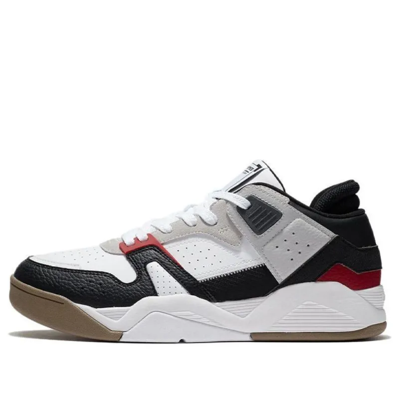 Li-Ning Casual Basketball Shoes Low 'Black White Red' AGBS031-2 sold by KicksCrew