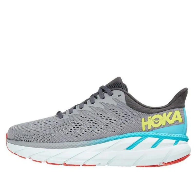 HOKA ONE ONE Clifton 7 Wide 'Grey Green' 1110534-WDDS sold by KicksCrew