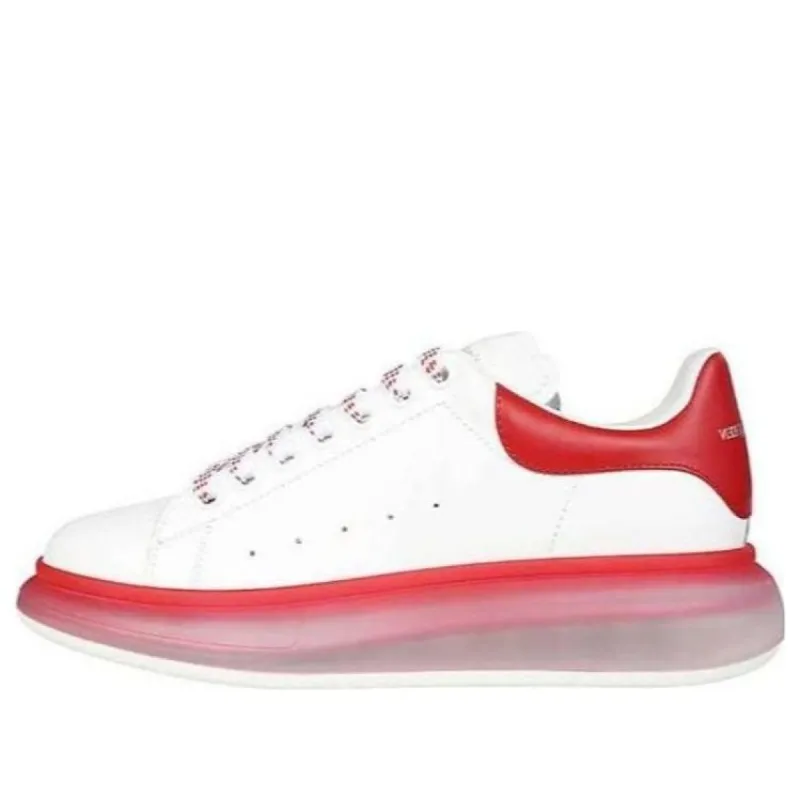 Alexander McQueen Oversized Larry Sneakers 'White Red' 757709WIE879716 sold by KicksCrew