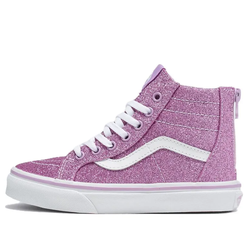 (PS) Vans SK8-Hi Glitter Shoes 'Pink White' VN0A4BUXLLC sold by KicksCrew