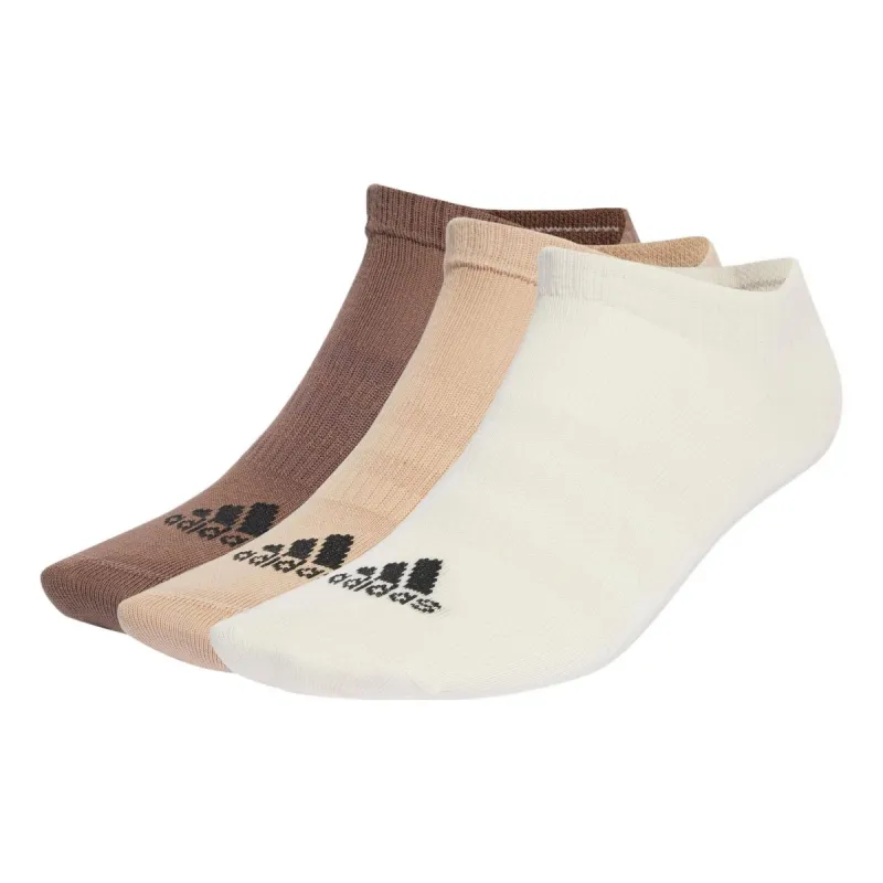 adidas Invisible Socks 3 Pairs 'Brown Tan White' IM1720 sold by KicksCrew