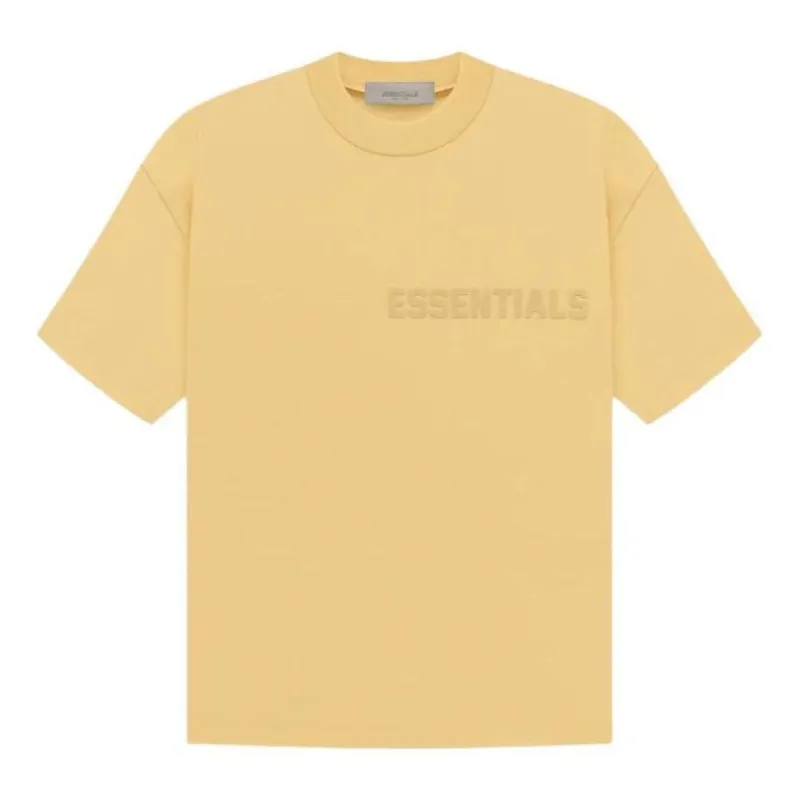 Fear of God Essentials Drop2 SS23 LS SS Tee 'Sand' 125BT222004F sold by KicksCrew