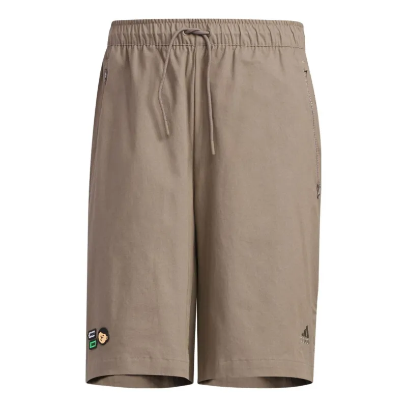 adidas Graphic Woven Shorts 'Khaki' IA8176 sold by KicksCrew