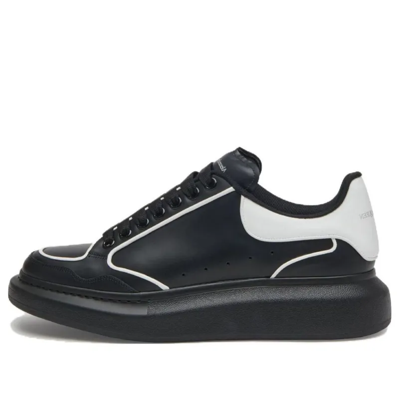 Alexander McQueen Oversized Sneakers 'Black White' 777300WHJE51070 sold by KicksCrew