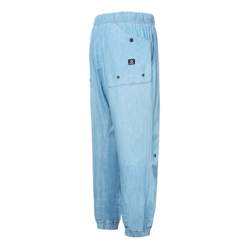 Converse Elevated Woven Chambray Jogger 'Blue' 10025436-A01 sold by KicksCrew