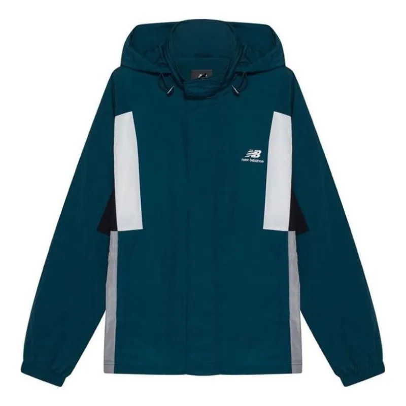 New Balance Athletics Higher Learning Windbreaker 'Teal White' NAA33013-GRN sold by KicksCrew