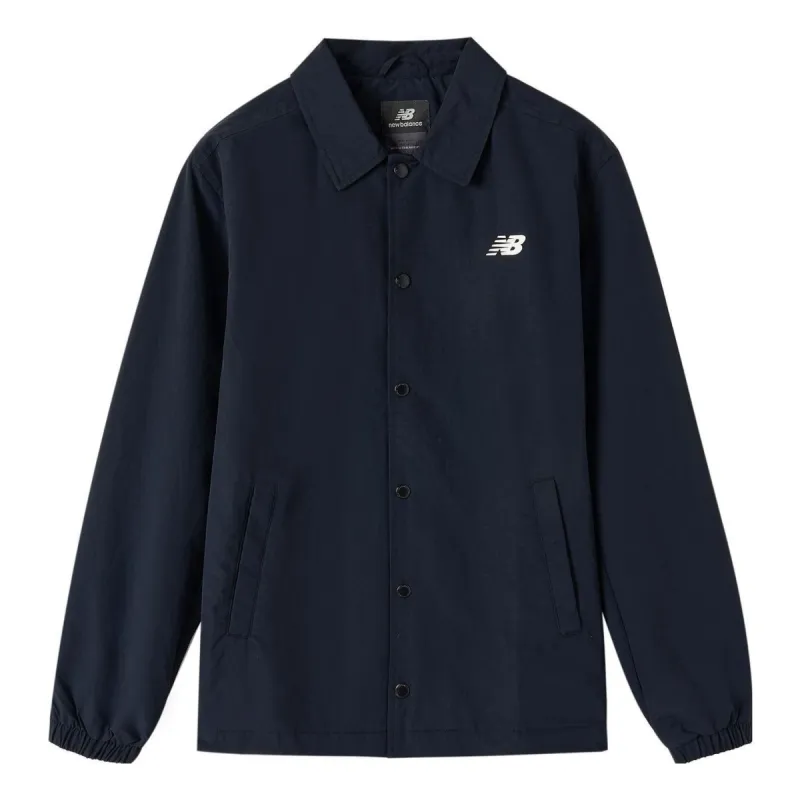 New Balance Essentials Coaches Jacket 'Black' NAA1V013-BK sold by KicksCrew