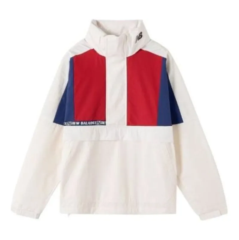 New Balance Vintage Colorblock Jacket 'White Blue Red' NAA13023-DRE sold by KicksCrew