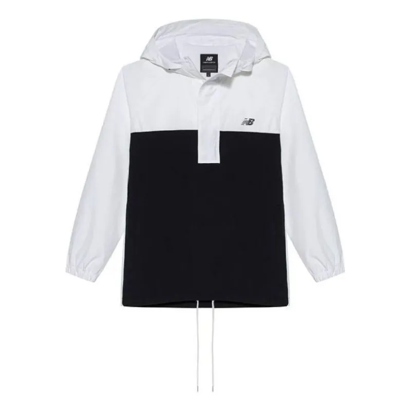 New Balance Fleece Windbreakers 'White Black' NA83N033-WT sold by KicksCrew