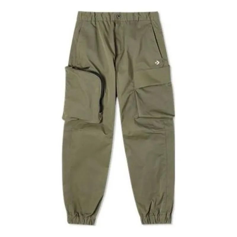 Converse Stretch Woven Pants 'Olive Green' 10024872-A03 sold by KicksCrew