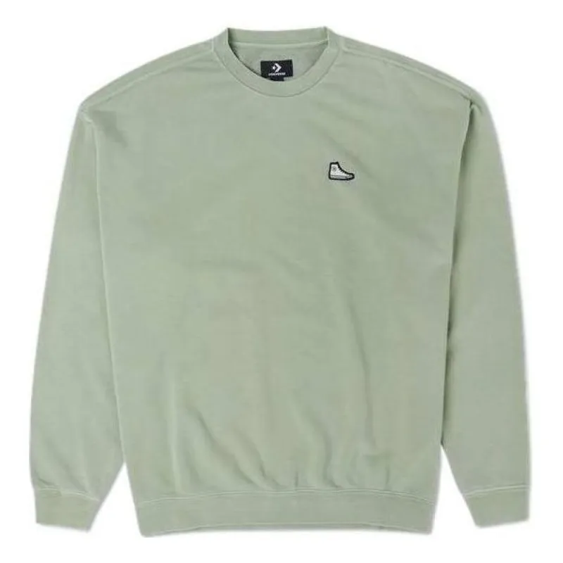 Converse Sneakers Patch Loose Fit Sweatshirt 'Summit Sage' 10024866-A02 sold by KicksCrew