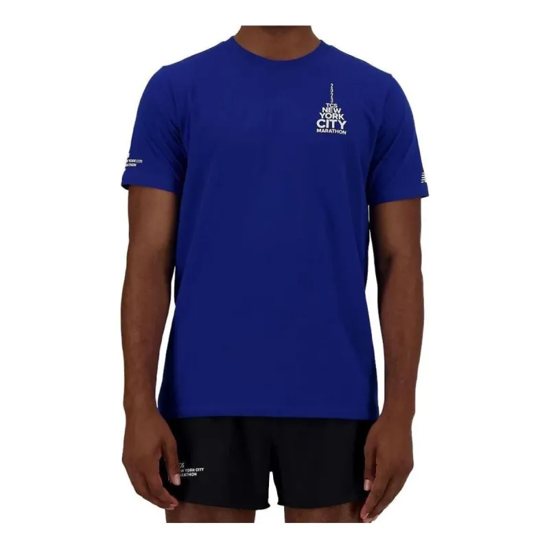 New Balance NYC Marathon Graphic T-Shirt 'Royal Blue' MT33601M-TRY sold by KicksCrew