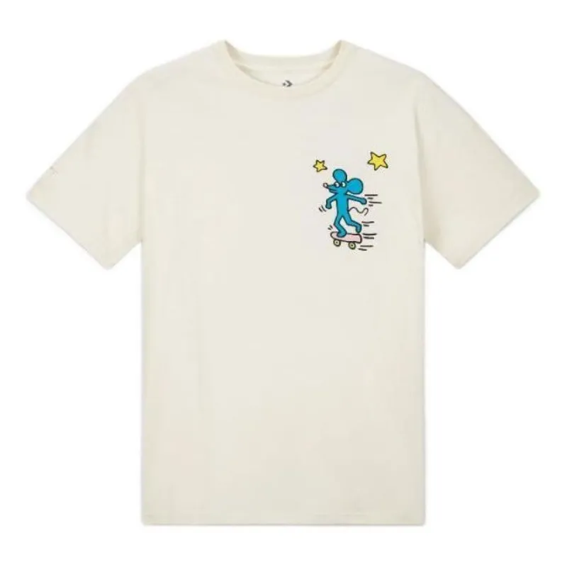 Converse x Keith Haring Mouse T-Shirt 'Egret' 10025062-A01 sold by KicksCrew
