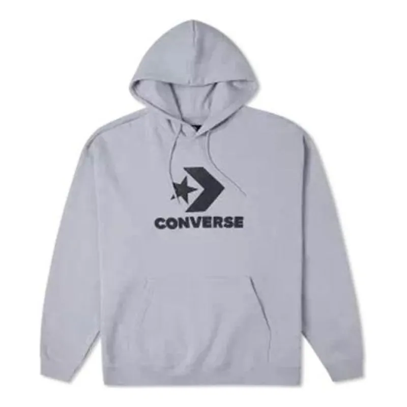 Converse Go-To Star Chevron Loose Fit Pullover Hoodie 'Grey' 10024915-A03 sold by KicksCrew