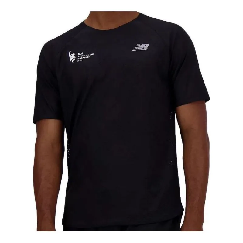 New Balance Nyc Marathon Impact Run Tee 'Black' MT33281M-BK sold by KicksCrew