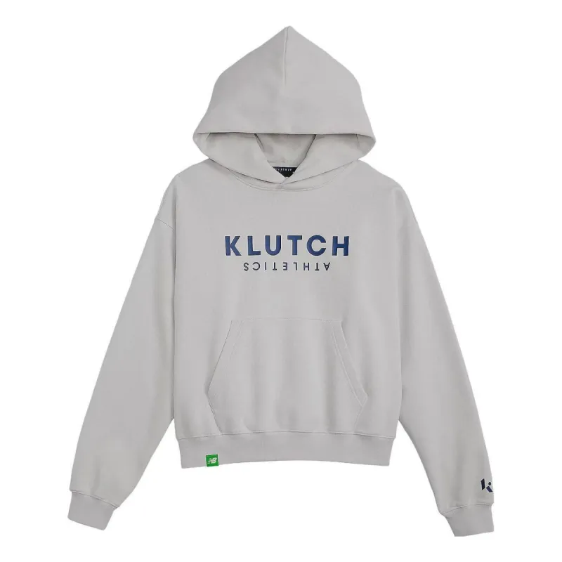New Balance x Klutch Fleece Hoodie 'Ash Heather' MT31590-GYM sold by KicksCrew