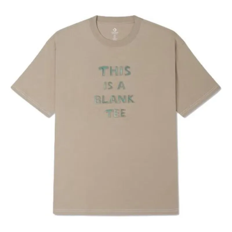 Converse Logo T-shirt 'Beige' 10025873-A03 sold by KicksCrew