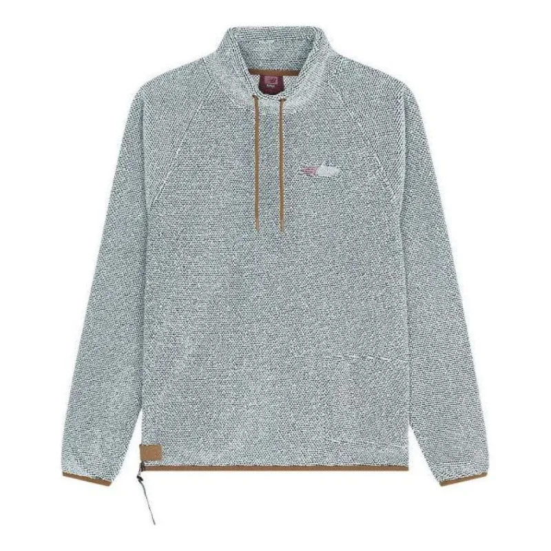 New Balance x Bodega Mock-neck Sweatshirt 'Grey Red' MT21585 sold by KicksCrew