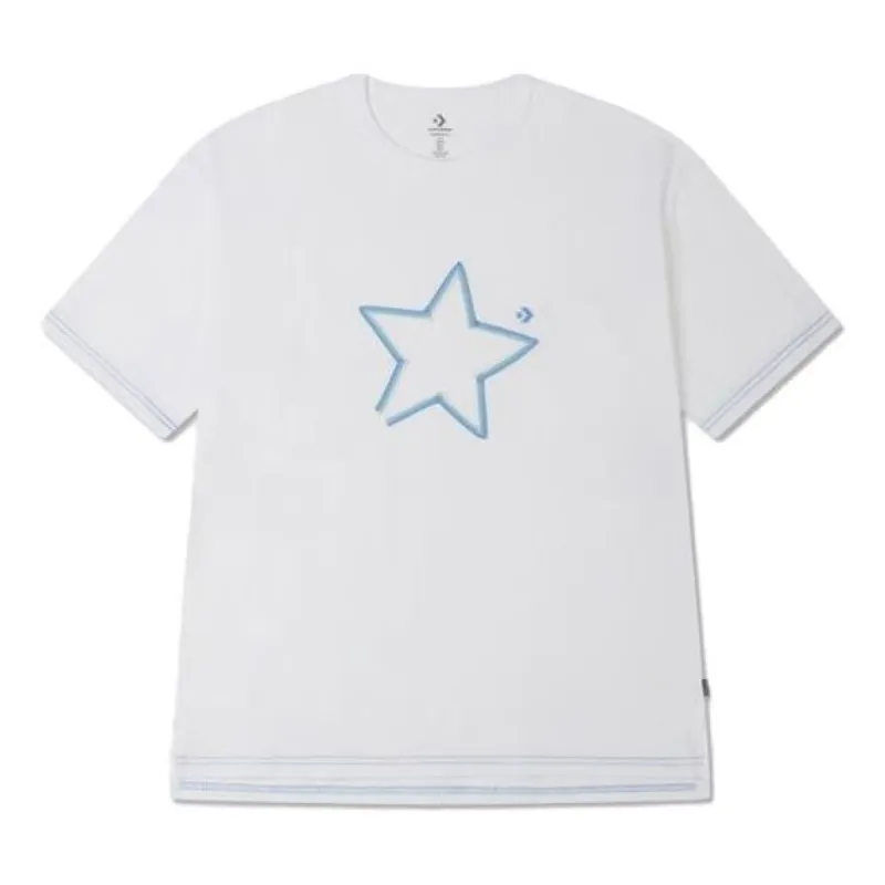 Converse Blue Star 'White' T-shirt 10025871-A01 sold by KicksCrew