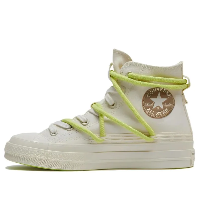 Converse Chuck 70 High Double Laces 'White Green' A07249C sold by KicksCrew