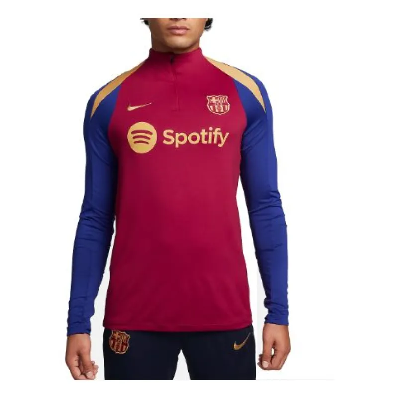 Nike F.C. Barcelona Strike Dri-FIT Football Drill Top 'Red Deep Royal Blue' FJ5531-621 sold by KicksCrew