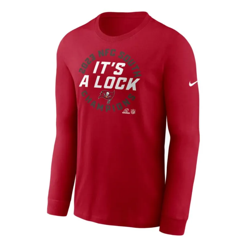 Nike NFL Tampa Bay Buccaneers 2023 NFC South Champions Trophy Collection Long-Sleeve T-Shirt 'Red' NPAC6DL8BZ-KTR sold by KicksCrew