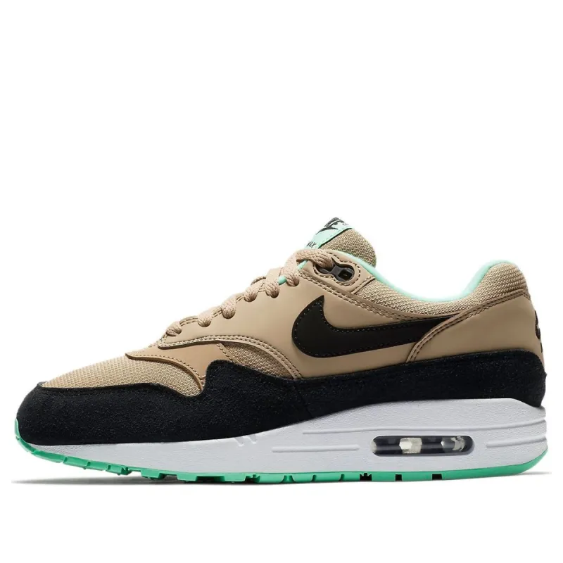 (WMNS) Nike Air Max 1 Desert 'Black Green Glow' 319986-206 sold by KicksCrew