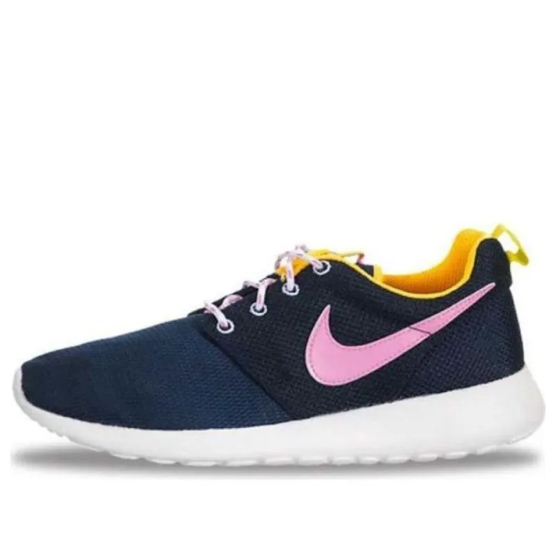 (GS) Nike Roshe Run 'Midnight Navy Pink Glow' 599729-401 sold by KicksCrew