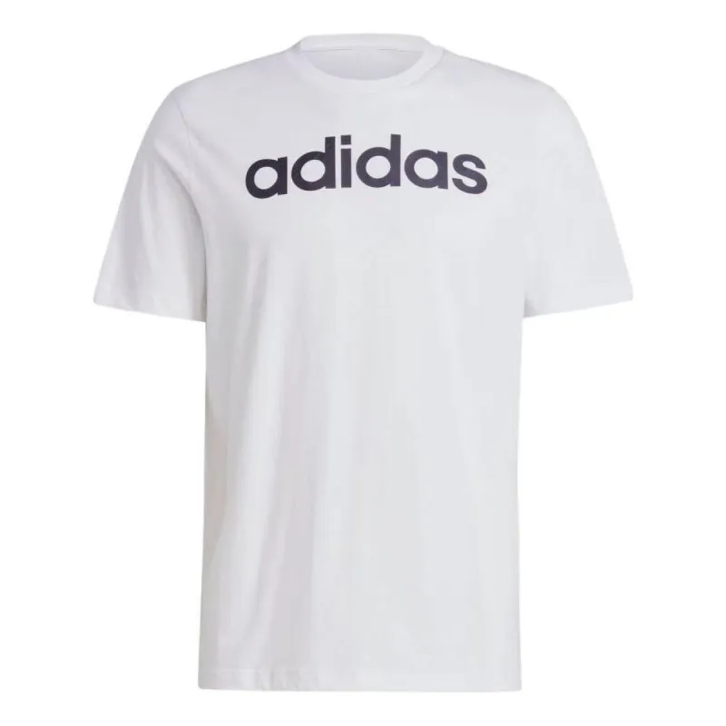Adidas Essentials Single Jersey Linear Embroidered Logo T-Shirts 'White' IC9276 sold by KicksCrew