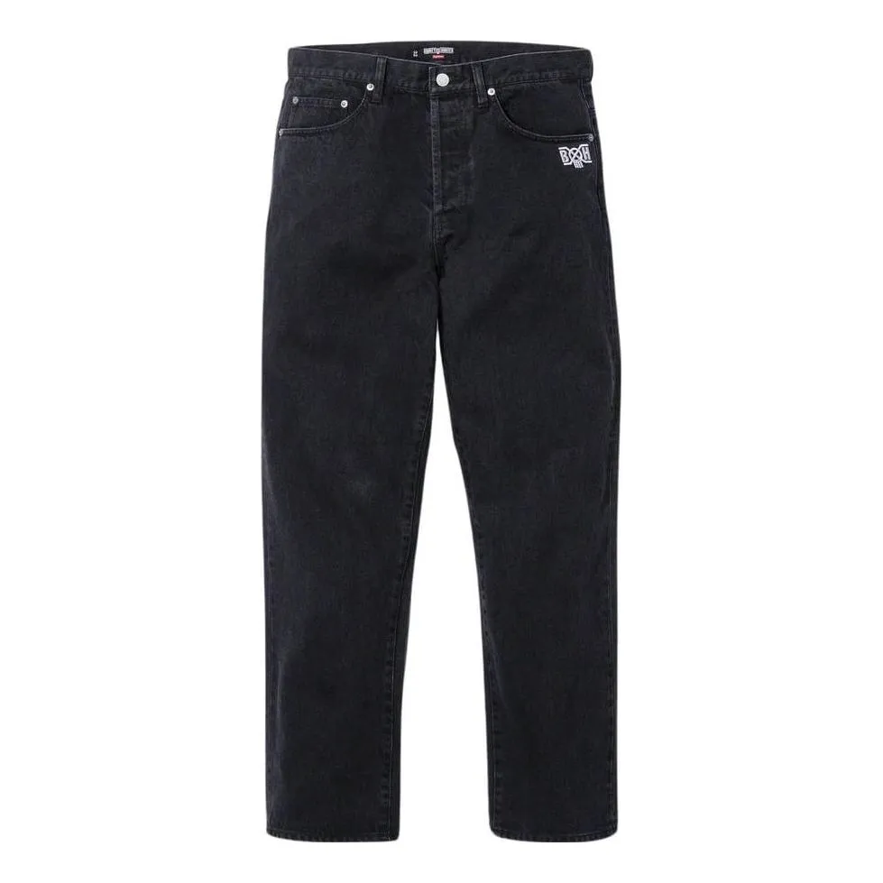 Supreme x Bounty Hunter Regular Jeans 'Black White' SUP-FW23-116 sold by KicksCrew