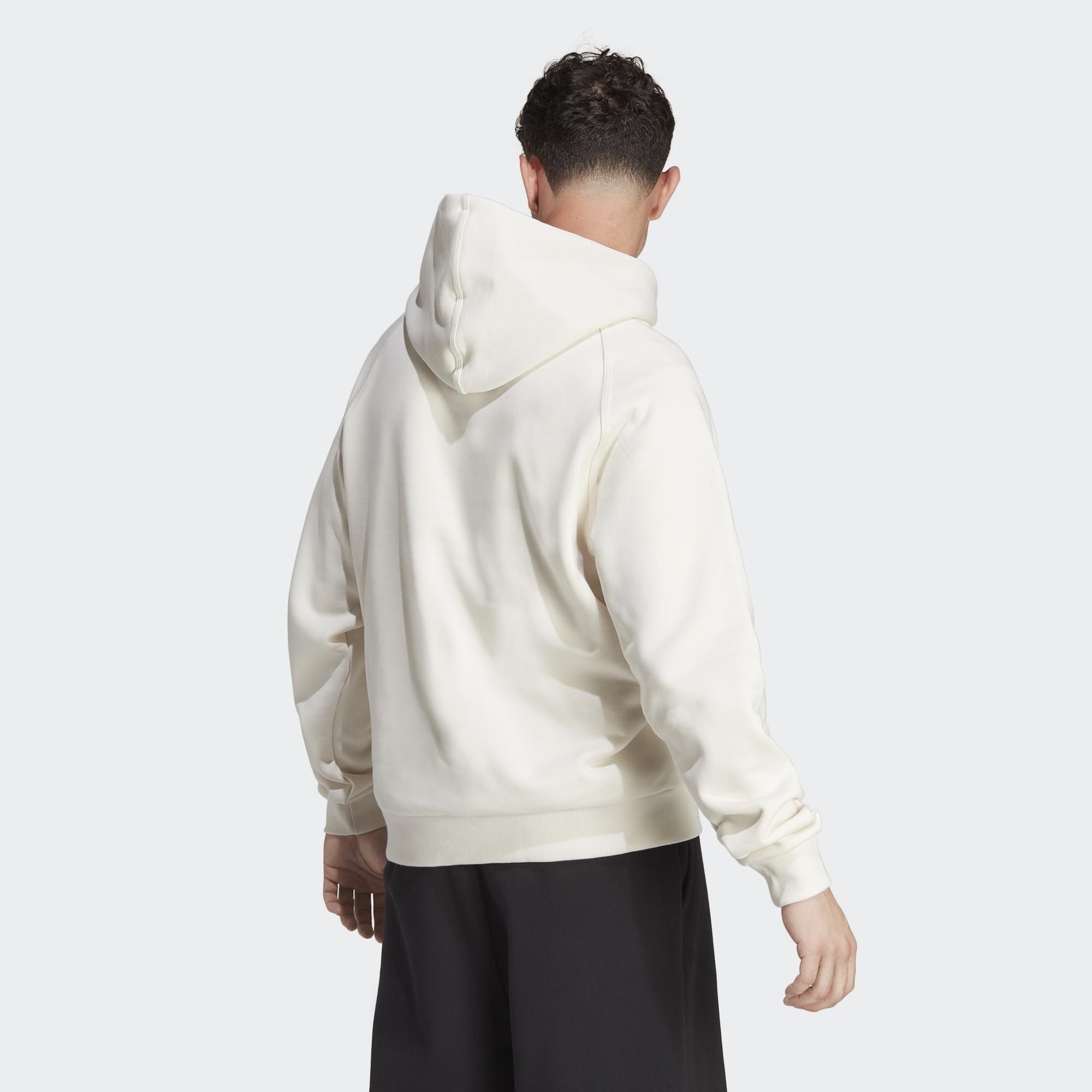 adidas Lounge Fleece Hoodie 'Chalk White' IA9343 sold by KicksCrew product image thumbnail 3