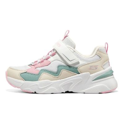 (GS) Skechers Bob's Bobs Bamina Shoes 'Beige White Pink' 319007L-WLPK sold by KicksCrew