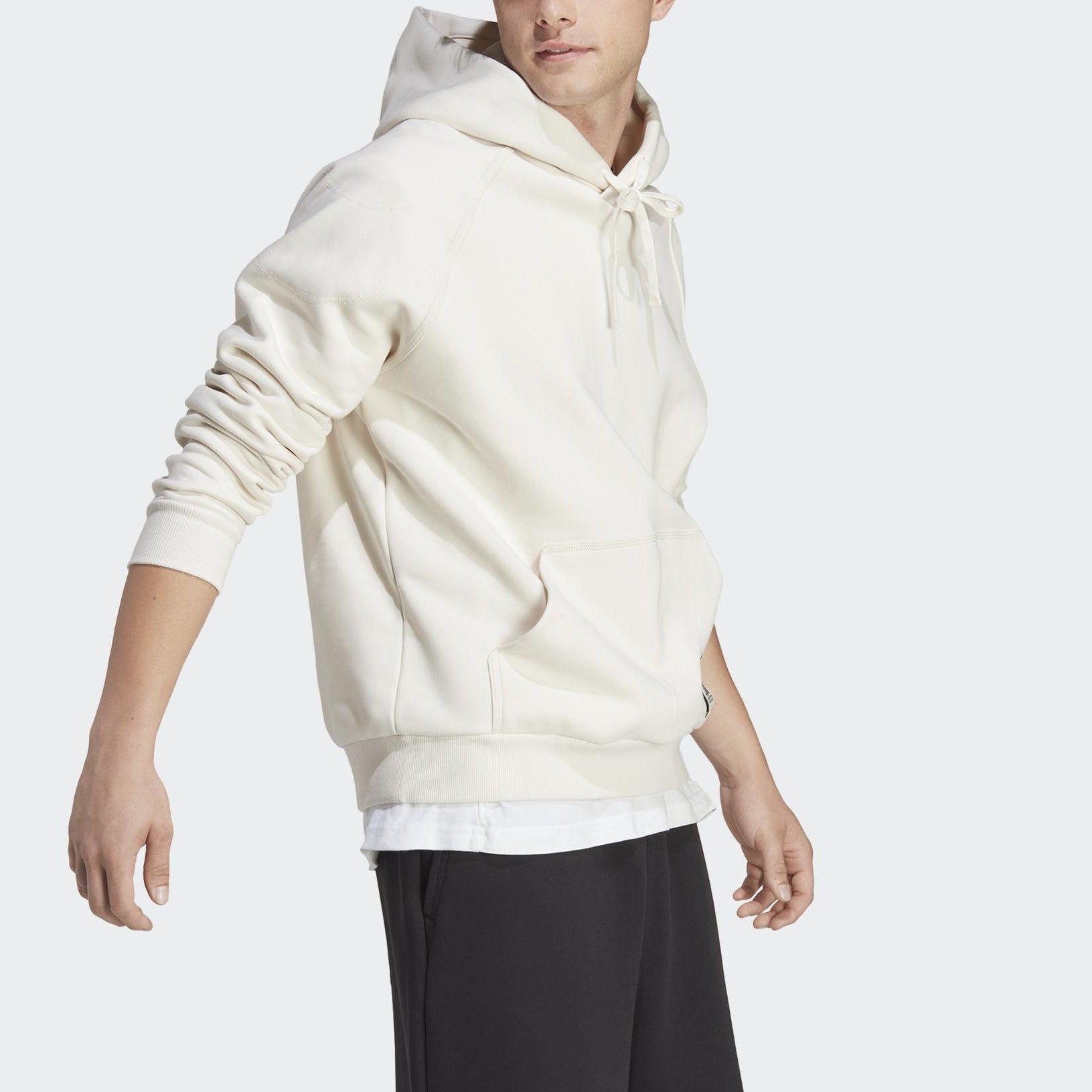 adidas Lounge Fleece Hoodie 'Chalk White' IA9343 sold by KicksCrew product image thumbnail 4