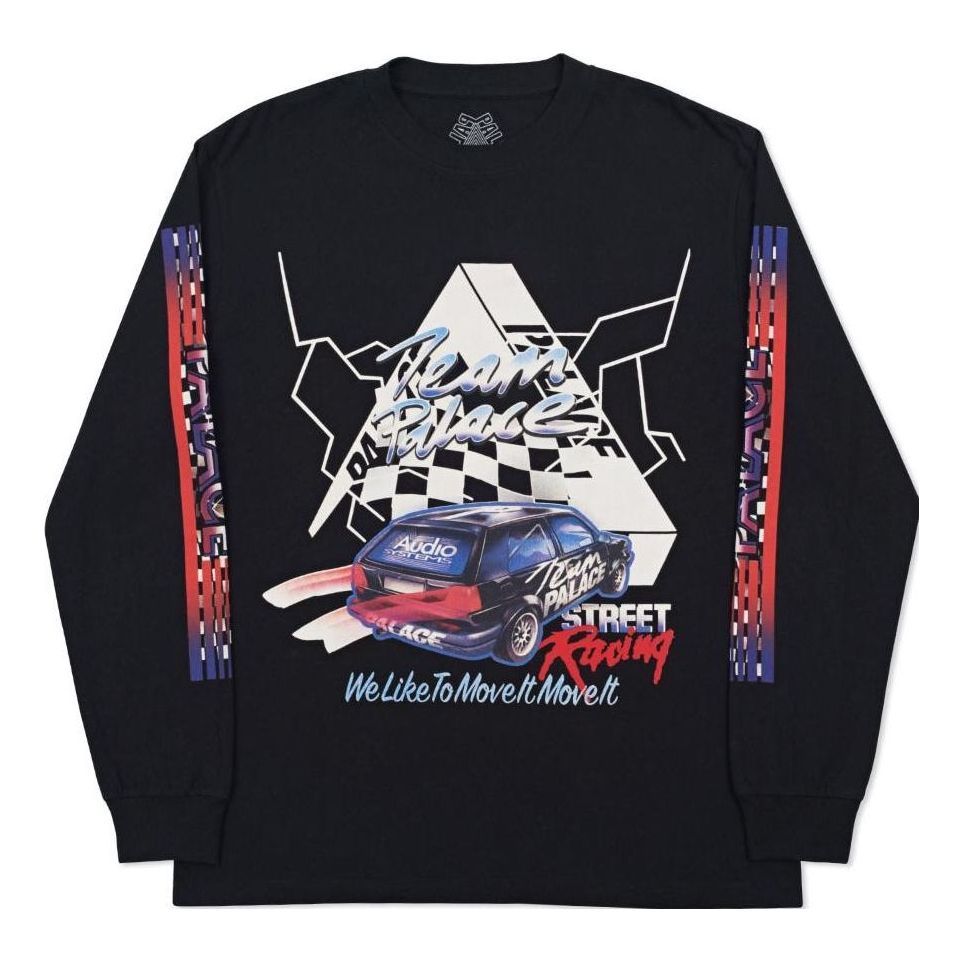 Palace Graphic Long Sleeve Shirt 'Black' P11JS117 sold by KicksCrew