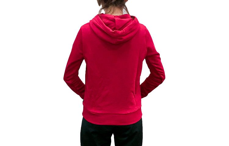 (WMNS) Converse Star Chevron Embroidered Pullover Hoodie 'Red' 10008923-A10 sold by KicksCrew product image thumbnail 2