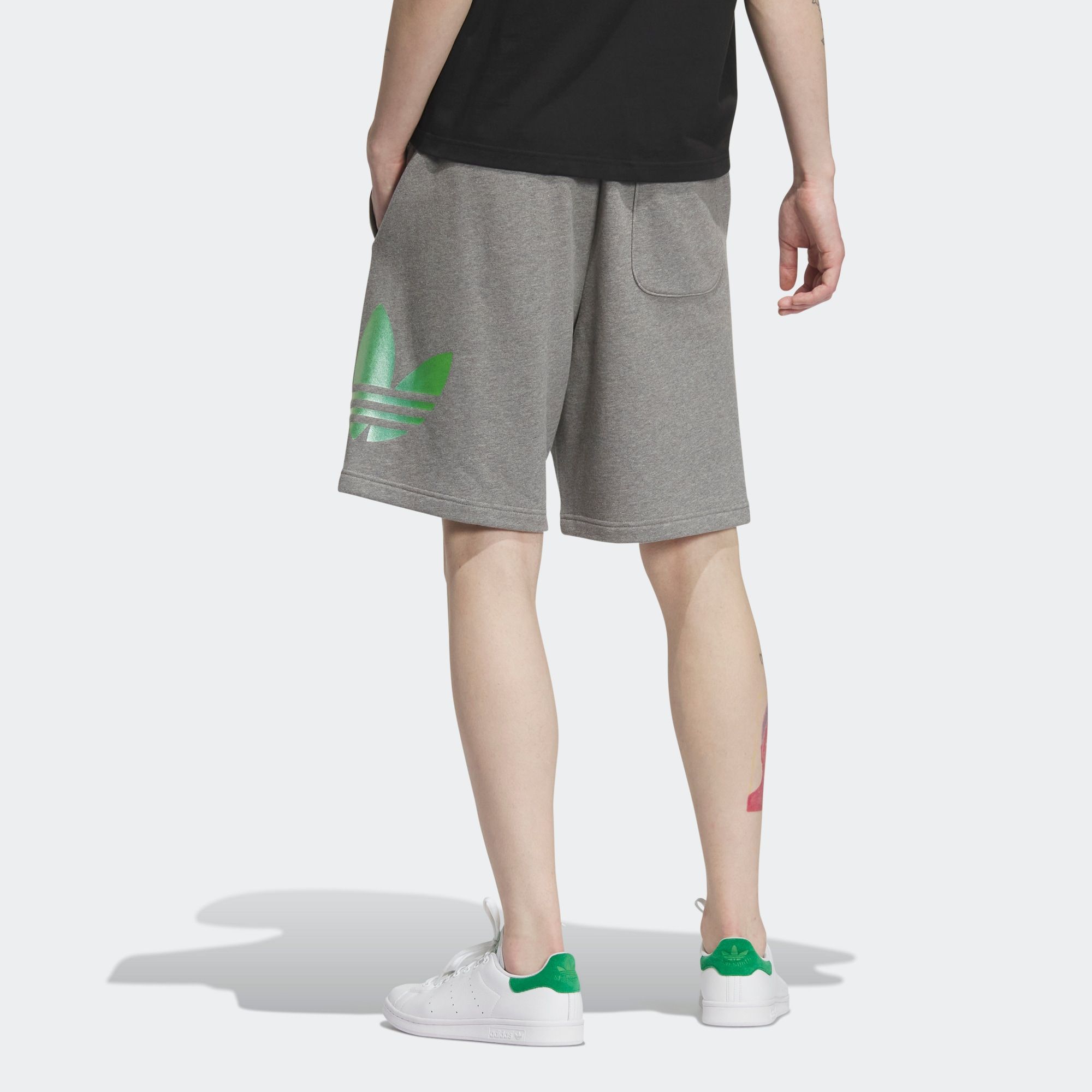 Adidas Originals Knit Shorts 'Grey' IP7544 sold by KicksCrew product image thumbnail 3