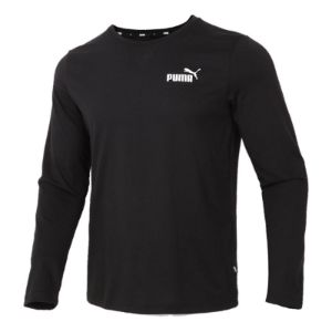 Puma Big Logo Fleece Crew Neck 'Black' 532786-01 sold by KicksCrew