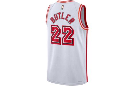 Nike x NBA Miami Heat Jimmy Butler Jerseys 'White' DO9449-100 sold by KicksCrew