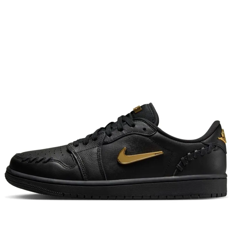 (WMNS) Air Jordan 1 Low Method of Make 'Black Metallic Gold' FN5032-007 sold by KicksCrew