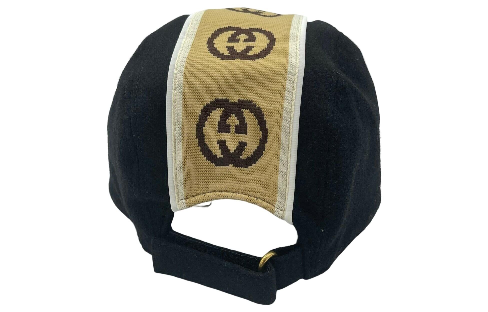 (WMNS) Gucci Wool Interlocking GG Baseball Hat 'Black' 599067-4HL96-1079 sold by KicksCrew product image thumbnail 5