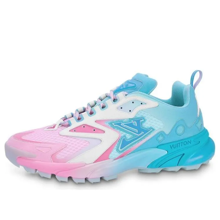 LOUIS VUITTON Runner Tatic Sneakers 'Blue Pink' 1AARJA sold by KicksCrew