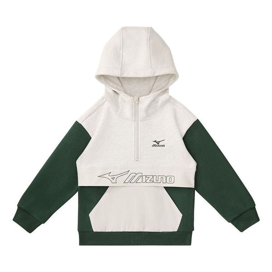 (GS) Mizuno Logo Hoodie 'Grey' 32CA3925 sold by KicksCrew