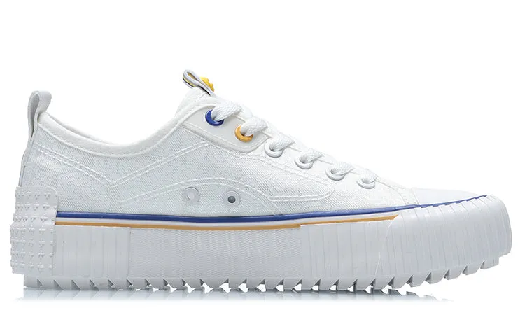 (WMNS) Li-Ning x Disney Skate Shoes 'White Yellow' AGCR178-2 sold by KicksCrew product image thumbnail 2