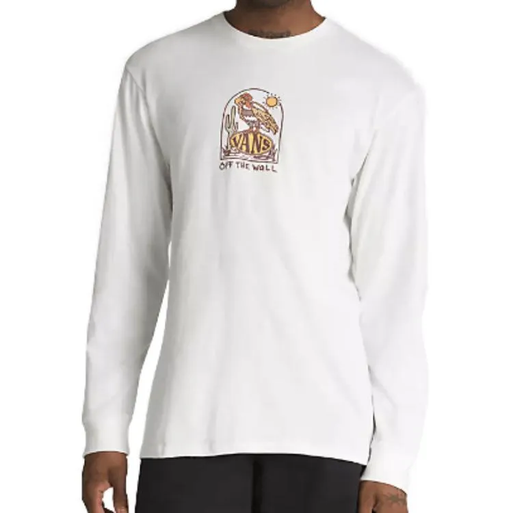 Vans Deserted Long Sleeve T-Shirt 'Marshmallow' VN000F46FS8 sold by KicksCrew product image thumbnail 3